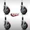 Service Caster 5'' SS Maroon Poly Swivel 1-1/8'' Expanding Stem Caster Set with Brake, 4PK SCC-SSEX20S514-PPUB-MRN-TLB-118-4 - alternate 4